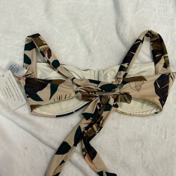 NWT - L*Space by Monica Wise | Printed Underwire Bikini Top – Size Large. - Picture 3 of 4